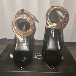 New Patent leather heels